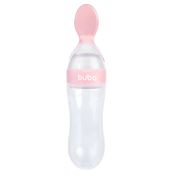 Colher Dosadora Em Silicone 90ml Rosa Buba