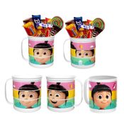 PLAS - Kit 5 CANECA DIVERTIDA AGNES 14598