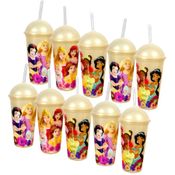 PLAS - Kit 10 Copo Shake Princesas Disney -  8301