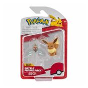 Boneco de Batalha Rotom e Eevee - Pokémon