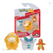 Pokémon Battle Figure Bonecos Darumaka, Psyduck, Charmander