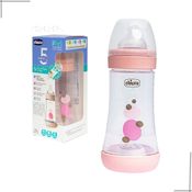 Mamadeira Chicco Perfect 5 240ml Fl Medio Rosa