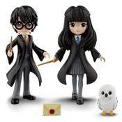 Conjunto De Bonecos - Harry Potter - Wizarding World - Harry e Cho - Amuletos Mágicos - Sunny