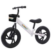 BICICLETA INFANTIL BALANCE 12 SEM PEDAL PNEU EM EVA COR BRANCA