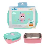 Lancheira Marmita Infantil Bento Box Inox Unicornio Buba