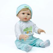 Bebe Reborn Menino 100% Silicone 47 Cm - Lipe