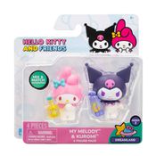 2 Bonecas My Melody e Kuromi (Lamparina) - Hello Kitty