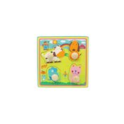 Brinquedo Infantil Encaixe E Brique Animais 2 Modelos