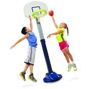 Conjunto de Basquete Ajustável para Crianças de 6 a 15 Anos, Little Tikes, Azul