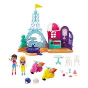 Boneca Polly Pocket Conjunto Perfeitamente Paris + 15 Peças