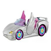 Boneca Barbie Extra Carro Conversivel Com Asas De Luxo