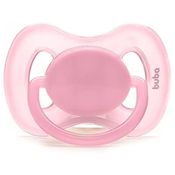 Chupeta - Silicone Ultra Soft - 6m - Comfort - Rosa - Buba