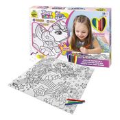 Tapete Para Colorir Infantil Com Canetinhas Unika Unicórnio