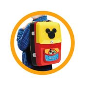 Mochila 2 Em 1 - Com Atividades Mickey C/ Canetinhas E Lousa