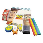 Kit Livro De Atividades C/ Carimbos - Adesivos Do Toy Story