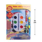 Kit De Atividades E Colorir Com Tintas E Giz E Carimbo Mickey