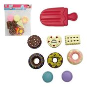 Kit Cozinha Infantil Donuts Doces Chocolate E Sorvete Color