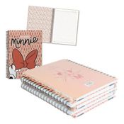 Kit 2 Caderno Espiral De 80 Folhas Minnie Disney A4