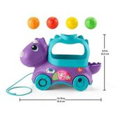 Dinossauro Fisher Price Dino Bolinhas Com Musica De Empurram