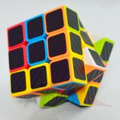 Cubo Mágico Profissional 3x3x3 Fanxin Black Carbon