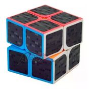 Cubo Mágico Profissional 2x2x2 Yisheng Carbon Adesivado Luxo