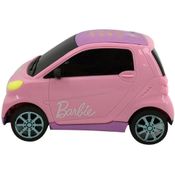 Carro De Controle Remoto Da Barbie Beuty 3 Funções Pink