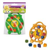 Brinquedo Educativo Didático Bebe Infantil Relógio Encaixar