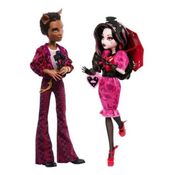 Boneca Monster High Draculaura E Clawd Wolf Love Edição Luxo