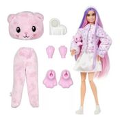 Boneca Barbie Cutie Reveal De Ursinho Rosa De Pelucia D Luxo