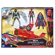 Conjunto de Bonecos Articulados - Marvel - Homem-Aranha - Fuga no Jato Aranha - 15 cm - Hasbro