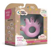 Rosa Mordedor Latex Mãozinha - Pais e Filhos 790861-1