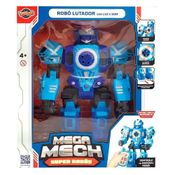 Figura de Ação - Robô com Lançador de Dardos - Mega Mech - Toyng