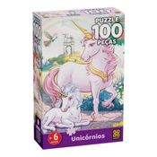 Quebra-Cabeça Unicórnios 100 Peças - Grow 04431