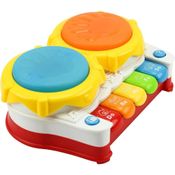 Piano Tambor Musical 2 Em 1 Super Baby - BBR Toys R3320