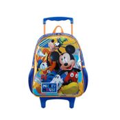 Mochila De Rodinhas Mickey E Pateta - Xerius 11590