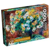 Mini Quebra-cabeça 1000 pcs Vaso Flores Renoir - Grow 04609