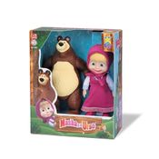 Masha e Urso Bonecos em Vinil - Divertoys 8117