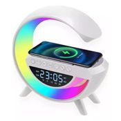 Luminária Led Carregador Sem Fio Som Bluetooth- SP BT-3401