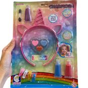 Kit Tiara De Unicornio Charmosa Rainbow - Cotiplas 2642