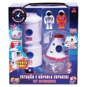 Kit Astronauta Estacao E Capsula Espacial - Fun F0025-8