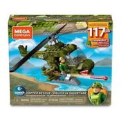 Helicóptero de Resgate Mega Construx City - Mattel GNY51