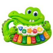 Jacaré Verde Teclado Musical Animalzinho - BBR Toys R2990