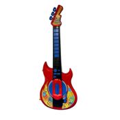 Guitarra Musical Vermelha Mega Star - BBR Toys R3135