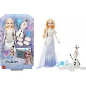 Elsa E Olaf Frozen Boneca Aventuras Disney - Mattel HYH10