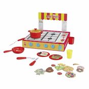 Kit Cozinha Infantil - Mini Chef - Fogãozinho e Utensílios - Xalingo