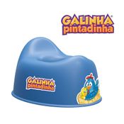 Penico Troninho Infantil - Galinha Pintadinha - Azul - Pais e Filhos