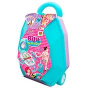 Kit Bijuterias Infantil - 2 em 1 - Biju Collection - Azul - DM Toys