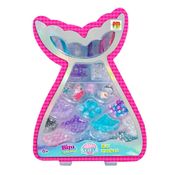 Kit Bijuterias Infantil - Biju Collection - Kit Sereia Pocket - DM Toys