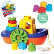 Barquinho Infantil - Barco Baby Didático - Flutua na Água - Mercotoys