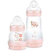 Kit 2 Mamadeiras - Anticólica - Easy Start - 130-260ml - Rosa - MAM